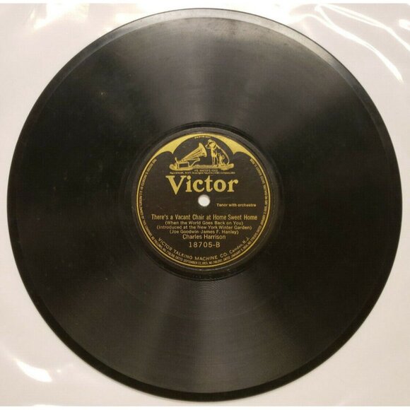 78RPM Peerless Quartet-When You're Gone..Charles Harrison-There's a vacant(R204) - Picture 4 of 4
